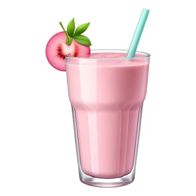 pastel pink smoothie sticker