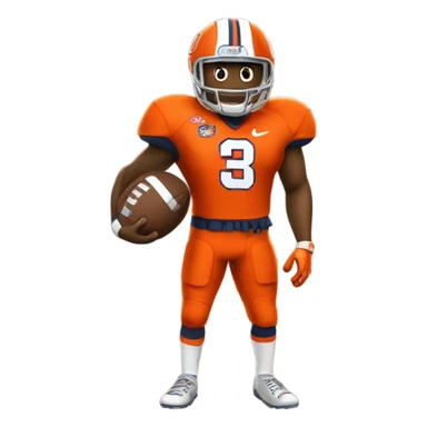 Syracuse Orange with football sticker