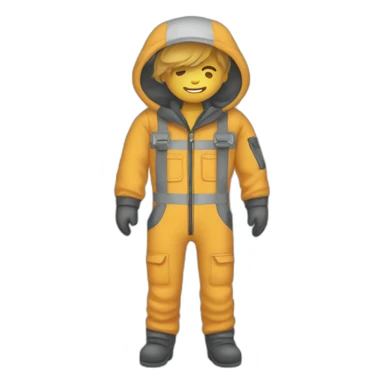 Coverall overalls sticker