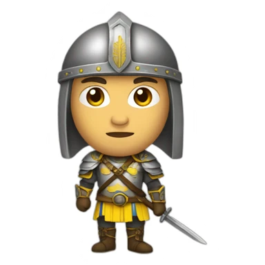 Ukrainian warrior sticker