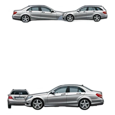 Mercedes benz w 204 vagon sticker