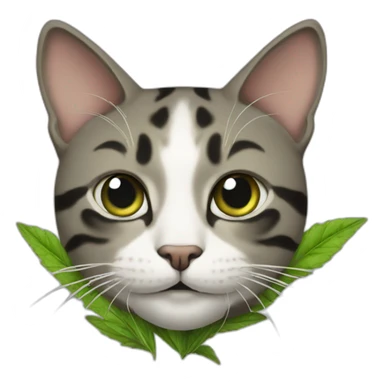 Cat-weed sticker