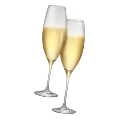 Champagne toast sticker