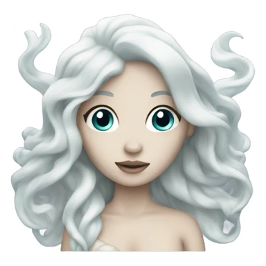 mermaid with white skin sticker