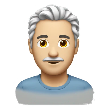 Un homme blanc avec des tresses sticker