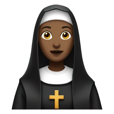 The nun sticker