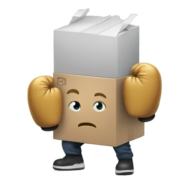 Tim cook with box gloves sticker