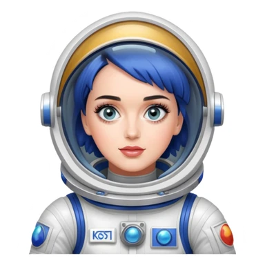 Katy Perry in space sticker