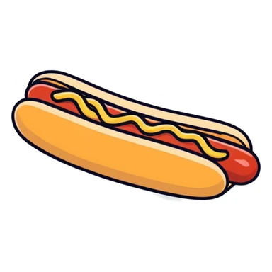 Sad hotdog capitalism  sticker