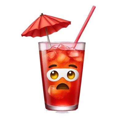 Drink with campari sticker