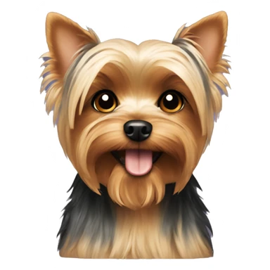 yorkie dog sticker