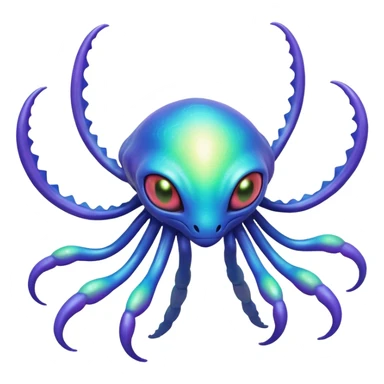 Weird abstract floating alien-Fakémon-Pokémon-fantasy-creature la creatura sticker