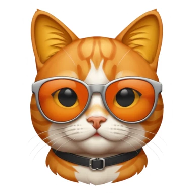 Cool Cat with shades sticker