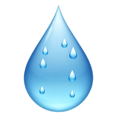 Transparent Clear Droplets (No background) sticker