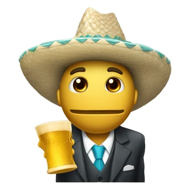 Tiburón con sombrero de copa sticker