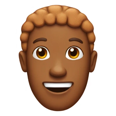 pastel brown gingerbread sticker