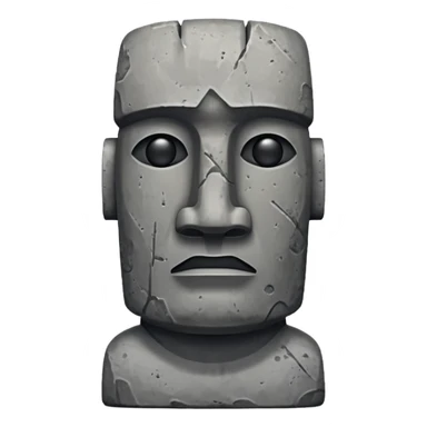 Moai statue  sticker