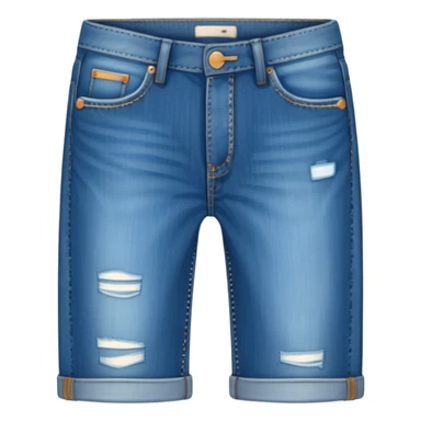 plain isolated blue jeans sticker