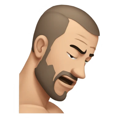 mma fighter holding his head sticker