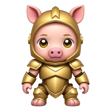Minecraft baby Piglin sticker