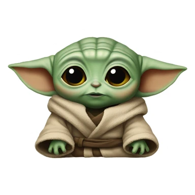 Jewish baby yoda sticker
