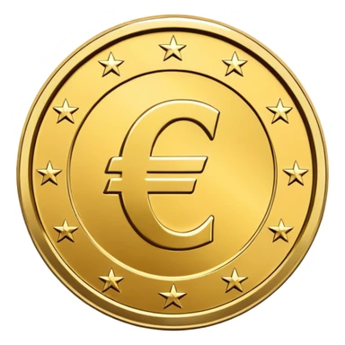 euro coin  sticker