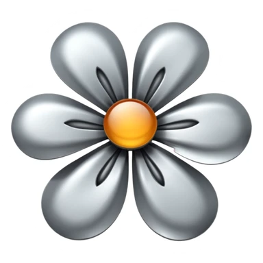 Computer Flower sticker
