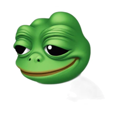 pepe frog hold a dolar sticker