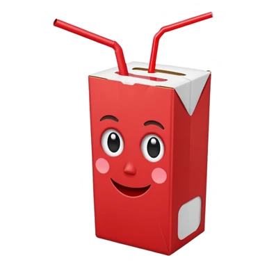 Juice Box RED sticker