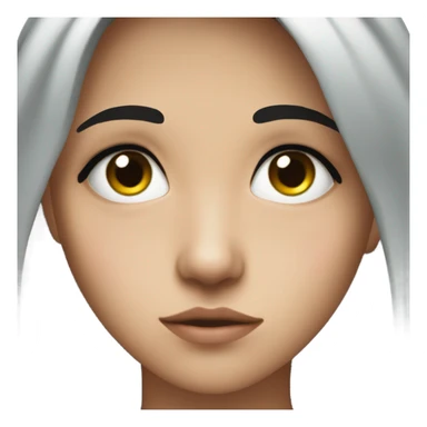 Sad emo face sticker