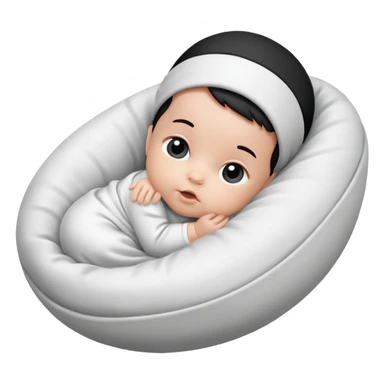 Newborn B&W Photoshoot sticker