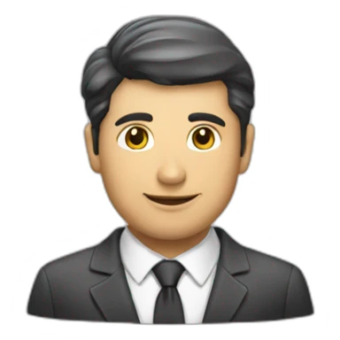 bussines man matrix sticker