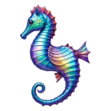 Sea horse sticker