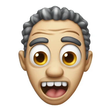 crazy fish drool sticker