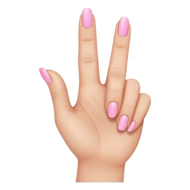 finger saying no sticker