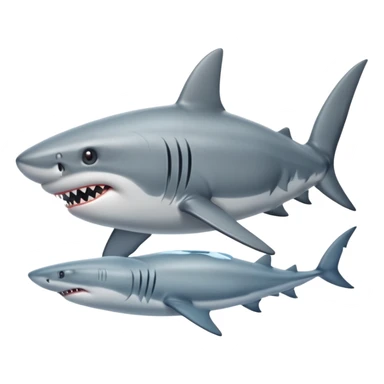shark wearing shoes sticker