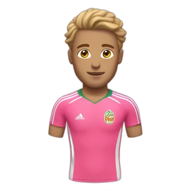 Le maillot Algérien rose sticker