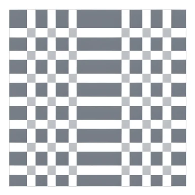 Gray and white checkered pattern, 8x8 grid, minimalist design, flat colors sticker