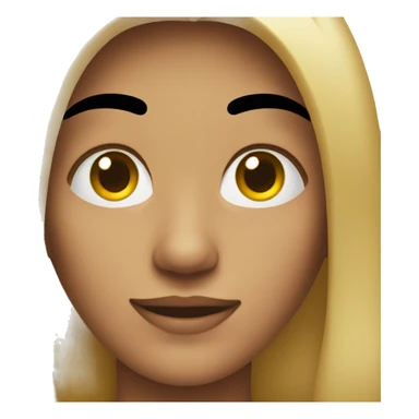 Face zoomed in sticker