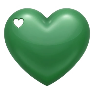 Cœur vert sticker