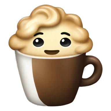 Coffee with bow sticker