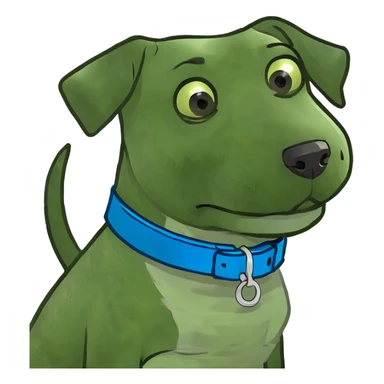 Собачка на природе sticker