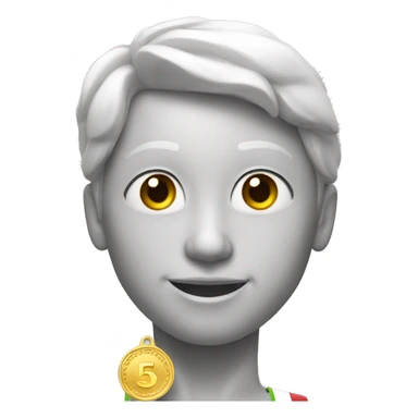 5th place gold medal sticker