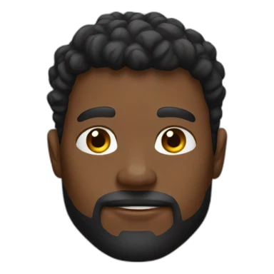 Afroamericano musculado sticker