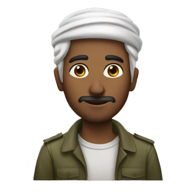 Palestine man sticker