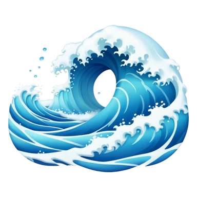 Ocean waves sticker