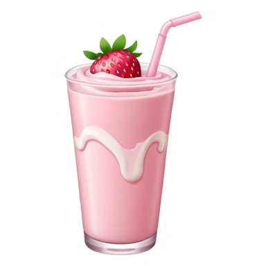 Strawberry milk sticker