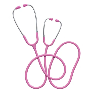 Pink stethoscope sticker