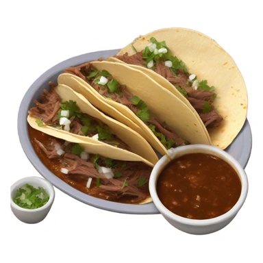 Birria tacos with consume  sticker