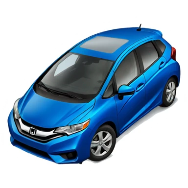 Honda fit blue  sticker